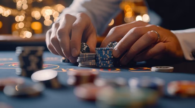 Capsa Banting live dealer table on berkah slot